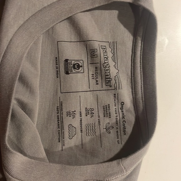 Men’s Patagonia Short Sleeve T Shirt - Gray - Picture 3 of 3